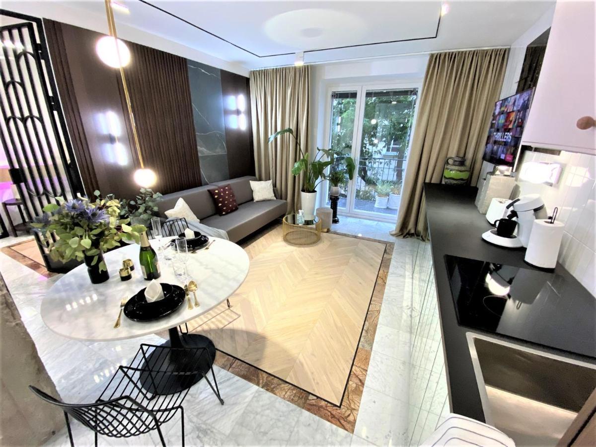 Design+LUXUS Apartment im Zentrum! +Netflix Warschau Exterior foto